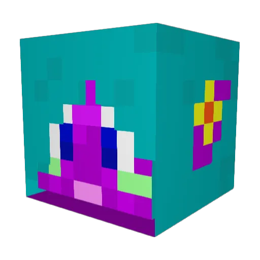 DevilGirl9696 Minecraft avatar head, 3D render