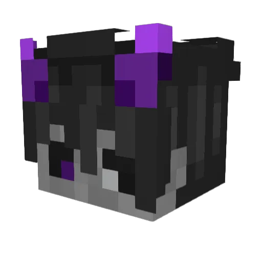 DevilInc17 Minecraft avatar head, 3D render