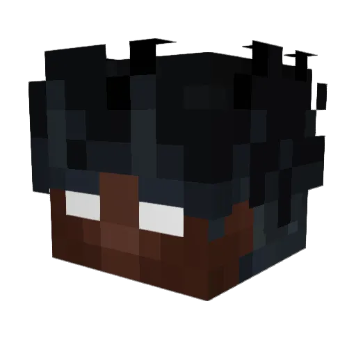 DevilKubus Minecraft avatar head, 3D render