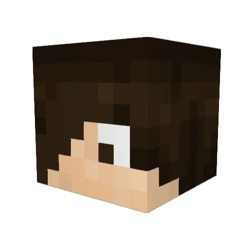 DevilMarkes Minecraft avatar head, 3D render