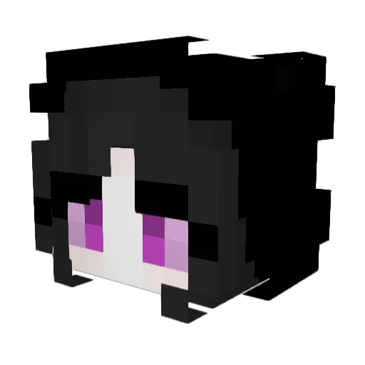 DevilMoon1428 Minecraft avatar head, 3D render