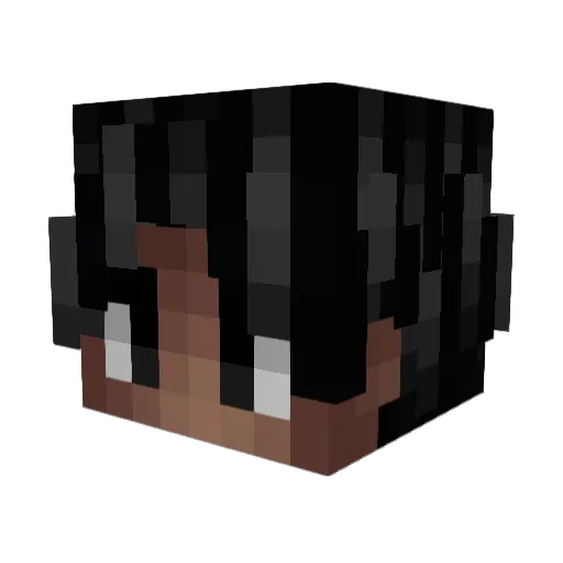 DevilMsC Minecraft avatar head, 3D render