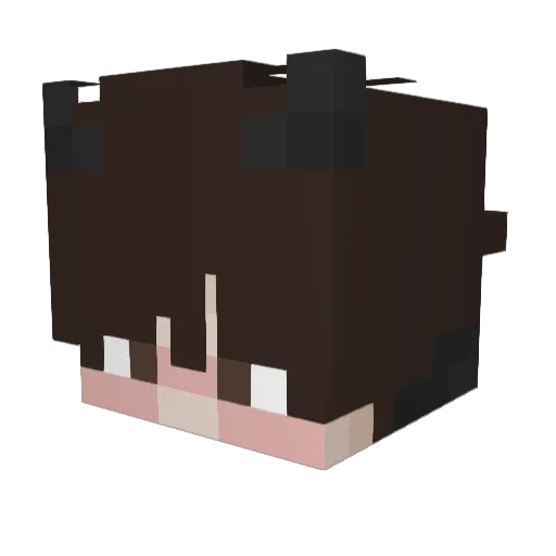 DevilMster Minecraft avatar head, 3D render