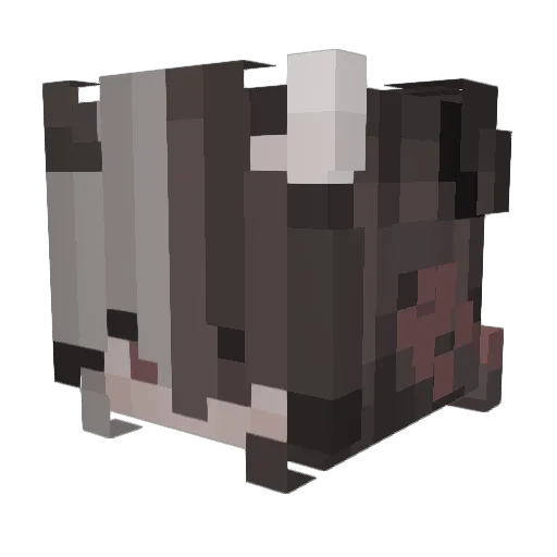 DevilRozze Minecraft avatar head, 3D render