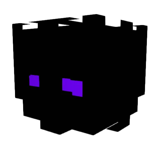 DevilTears_ Minecraft avatar head, 3D render