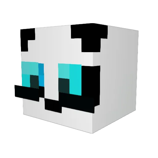 DevilZero Minecraft avatar head, 3D render