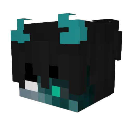 Devil_7412 Minecraft avatar head, 3D render