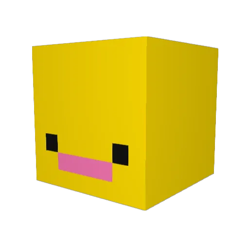 Devil_Duck22 Minecraft avatar head, 3D render