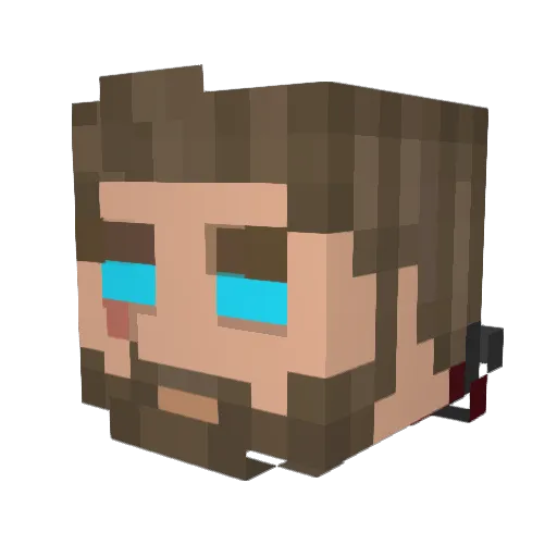 Devil_LNF Minecraft avatar head, 3D render