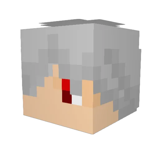 Devil_LULU Minecraft avatar head, 3D render