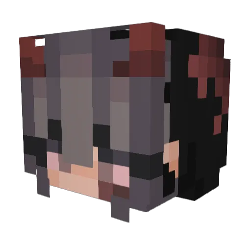 Devil_Nami Minecraft avatar head, 3D render
