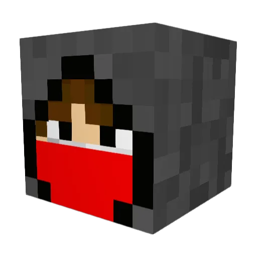 Devil_Noah Minecraft avatar head, 3D render
