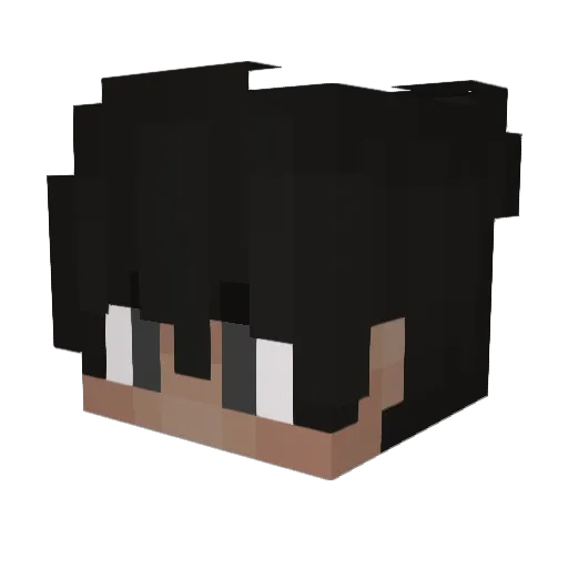 Devil_Rising Minecraft avatar head, 3D render