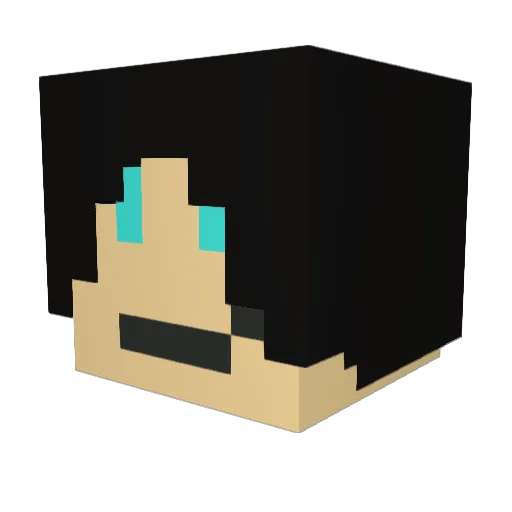Devil__Warrior Minecraft avatar head, 3D render