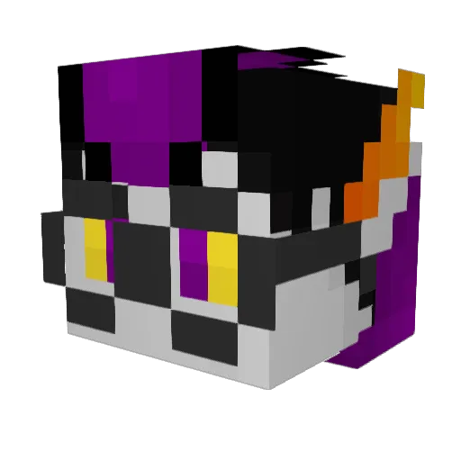 Devil_knight95 Minecraft avatar head, 3D render