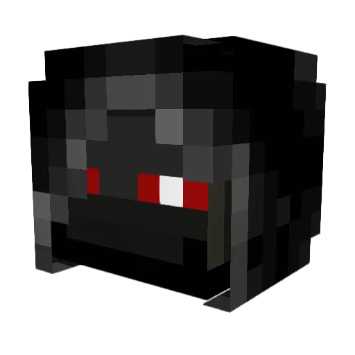 DeviliCo Minecraft avatar head, 3D render