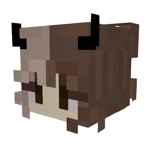 DevilishKitten Minecraft avatar head, 3D render