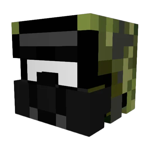 Devilman_xXx Minecraft avatar head, 3D render