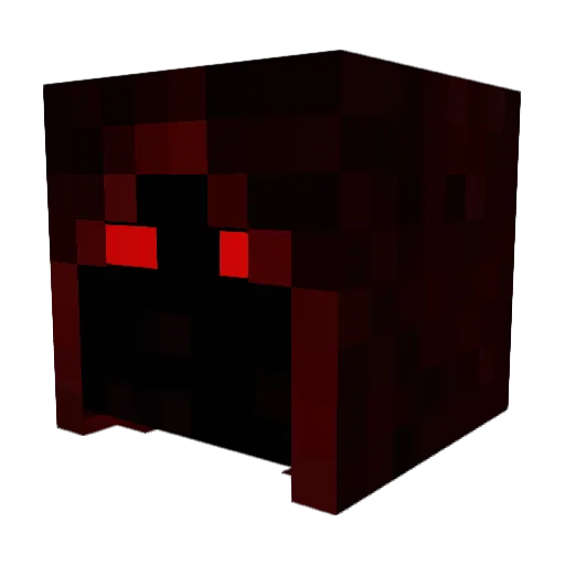 Devilrider33 Minecraft avatar head, 3D render