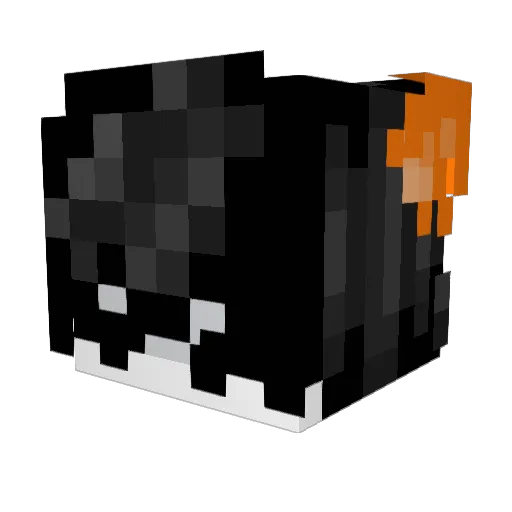 Devils4you Minecraft avatar head, 3D render
