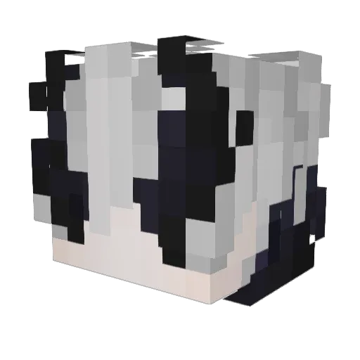 DevilsChainsaw Minecraft avatar head, 3D render
