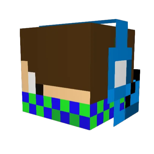 DevilsMountain Minecraft avatar head, 3D render