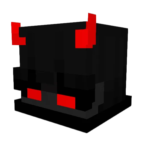 DevilsOcean Minecraft avatar head, 3D render