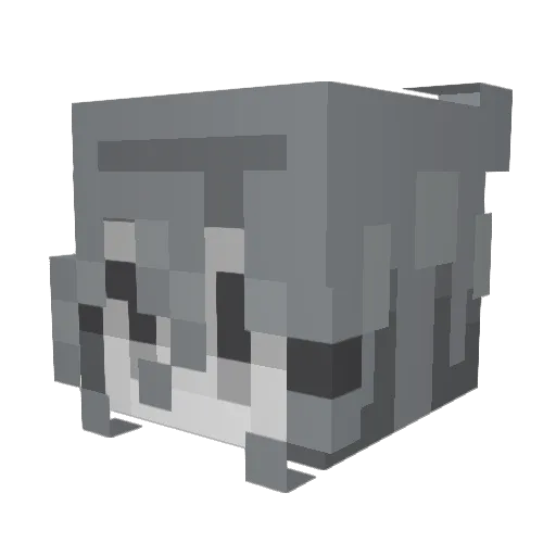 DevilsRath Minecraft avatar head, 3D render