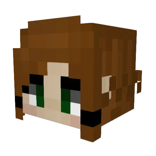 DevilsSpawn04 Minecraft avatar head, 3D render