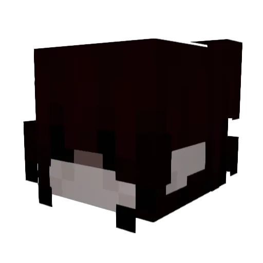 DevilsWeed Minecraft avatar head, 3D render