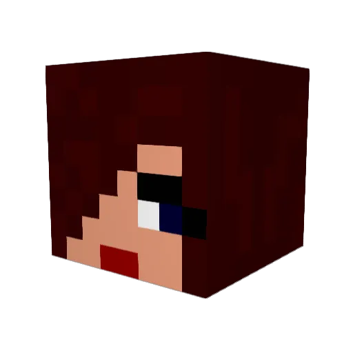 Devils_Angel90 Minecraft avatar head, 3D render