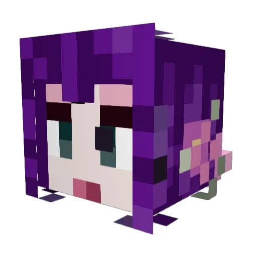Devils_dont_cry Minecraft avatar head, 3D render