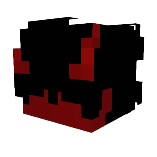 Devilysh Minecraft avatar head, 3D render