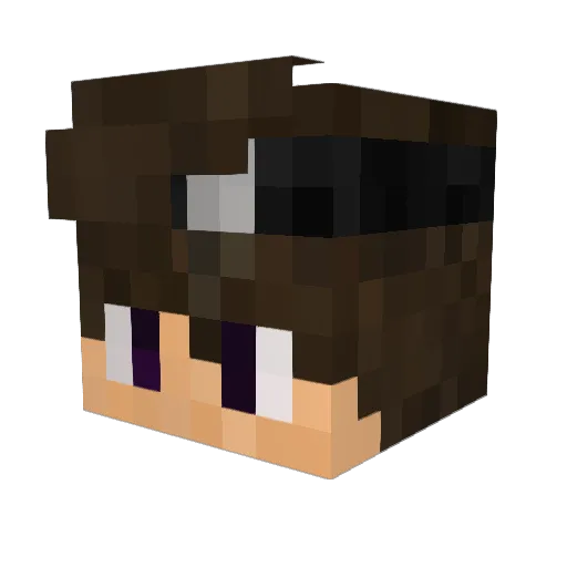 Devin3009 Minecraft avatar head, 3D render