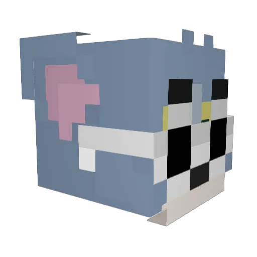 DevinBrok Minecraft avatar head, 3D render