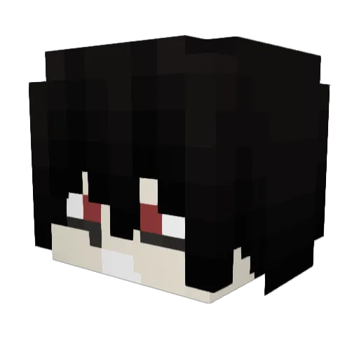DevinXD999 Minecraft avatar head, 3D render