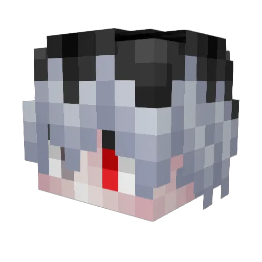 Deviol0 Minecraft avatar head, 3D render