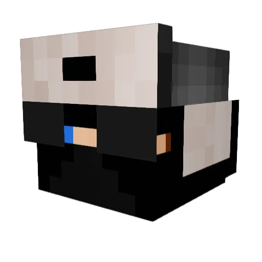 Devious298 Minecraft avatar head, 3D render