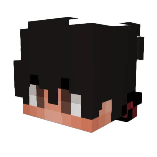 DeviousDarrell Minecraft avatar head, 3D render