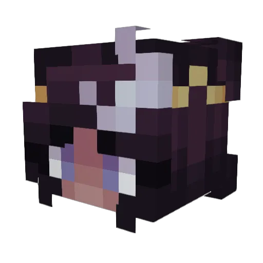 DeviousRabbit Minecraft avatar head, 3D render