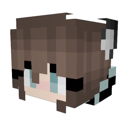 Devira_Impertum Minecraft avatar head, 3D render