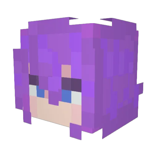 Devji Minecraft avatar head, 3D render