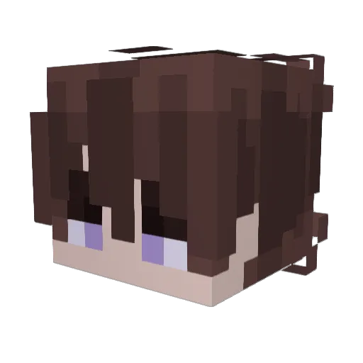 Devlin399 Minecraft avatar head, 3D render