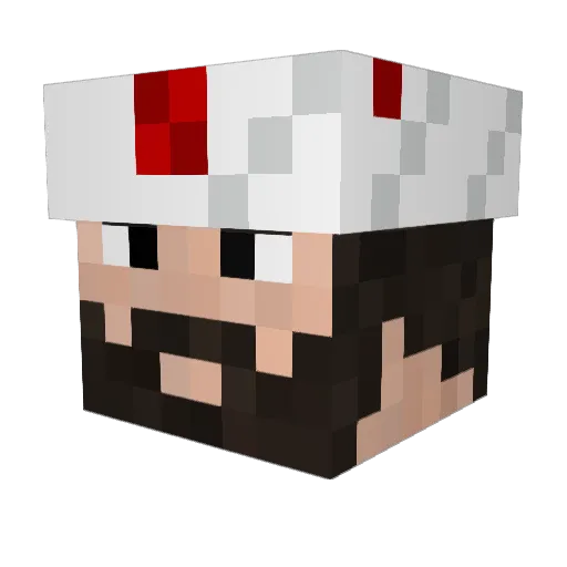 Devlinboy13 Minecraft avatar head, 3D render