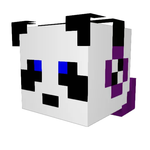 Devman33 Minecraft avatar head, 3D render