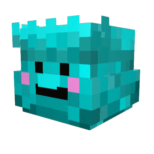 Devnzoy Minecraft avatar head, 3D render