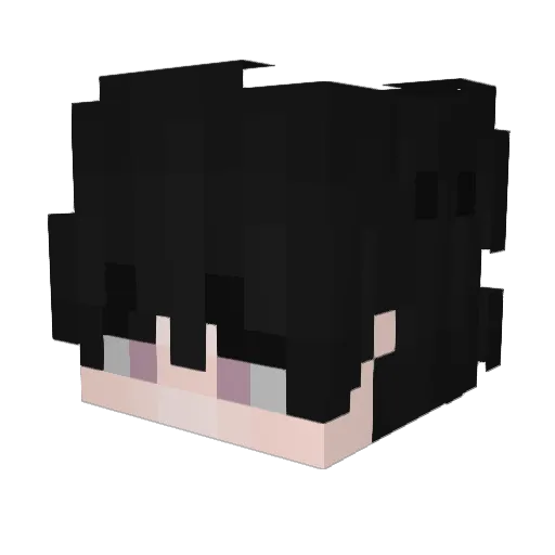 Devo4ka_B_Ady Minecraft avatar head, 3D render