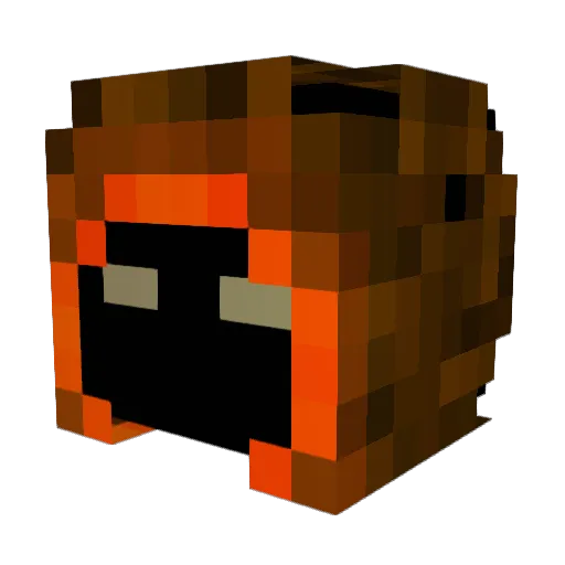 DevoidSpace Minecraft avatar head, 3D render