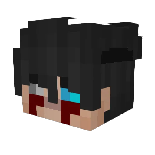 DevonS514 Minecraft avatar head, 3D render