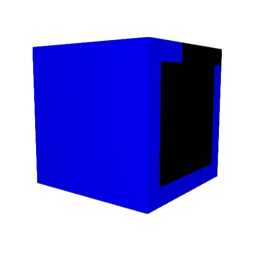 Devonparallel Minecraft avatar head, 3D render